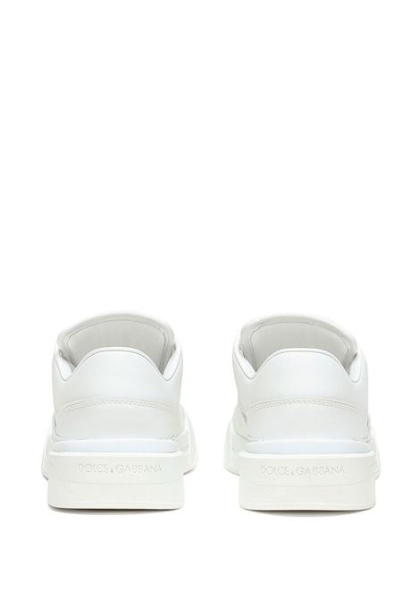 white nappa leather Roma low-top sneakers  featuring DG logo  DOLCE & GABBANA | CS2036-A106580001